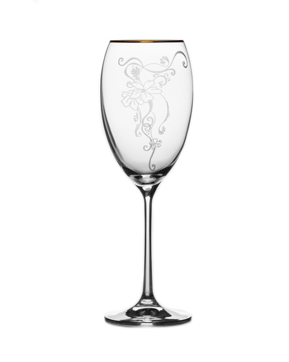 Набор бокалов Grandioso для вина 450 мл. 2 шт. Bohemia (Sunfloro золото) (31-02-450-2-025)