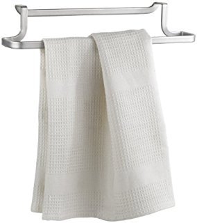 Держатель Metaltex для полотенец 30х8х5 см серый металлик покрытие Polytherm (350604)