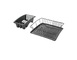 Сушилка METALTEX AQUANET PLUS для посуды 35x30 см черное пластиковое покрытие (325226 024)