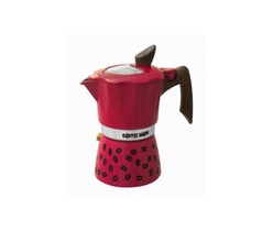 Гейзерная кофеварка GAT COFFEE SHOW малиновая на 2 чашки (104602 малинова)