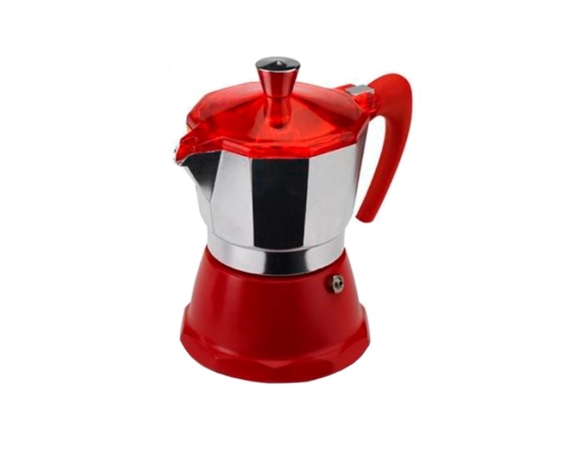 Гейзерная кофеварка GAT FANTASIA красная на 6 чашек (106006 червона)